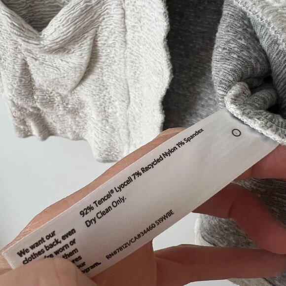 Eileen Fisher Gray Textured Knit Lightweight Cardigan Sweater Women's Size M - Picture 6 of 7